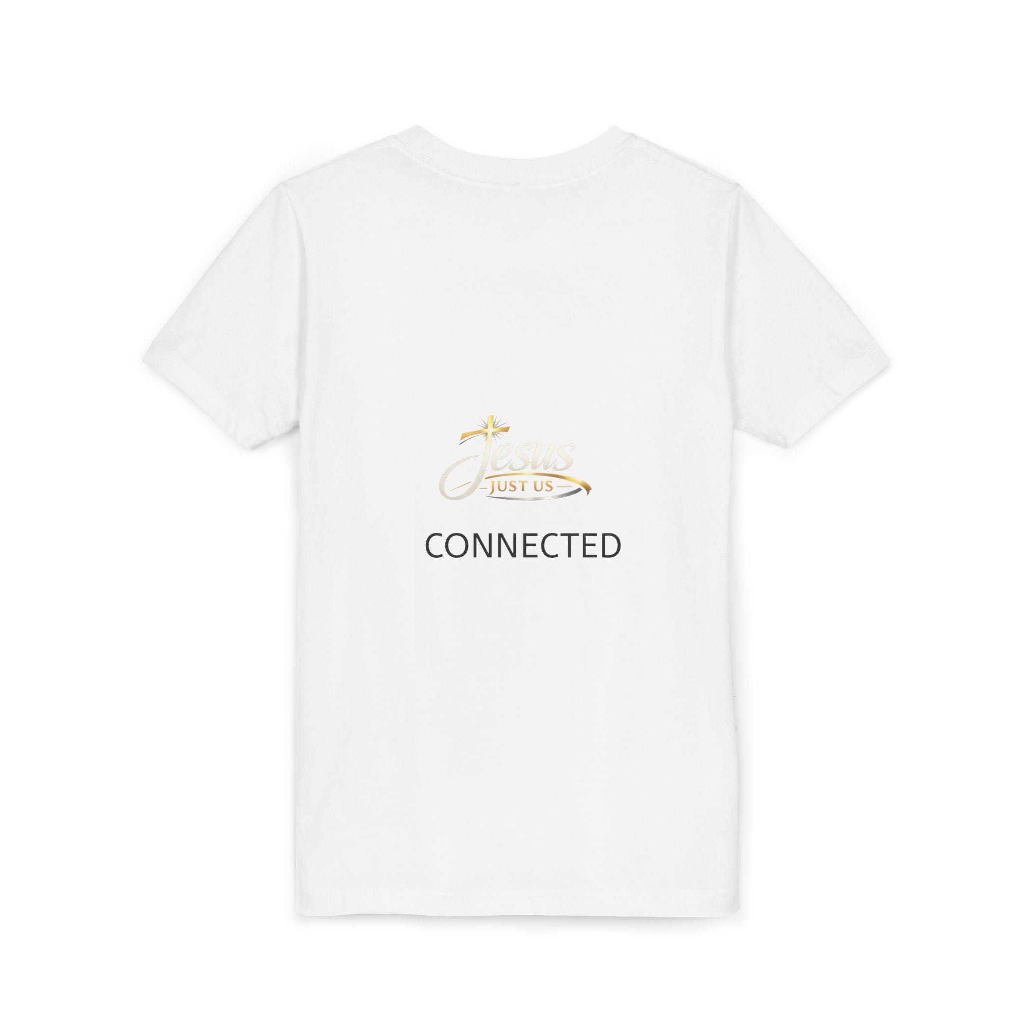 Youth Tee — JESUSFI “Connect Now / Connected” Faith Graphic