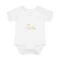 Infant Bodysuit — "Not Perfect Just Covered" Minimal Baby Onesie