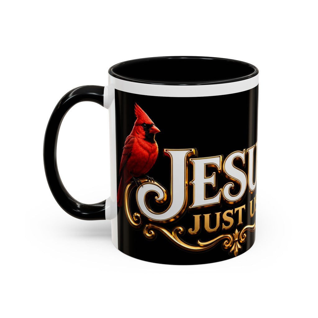 Jesus Trusts Us Coffee Mug — Bluebird Faith Accent Mug (11/15oz)
