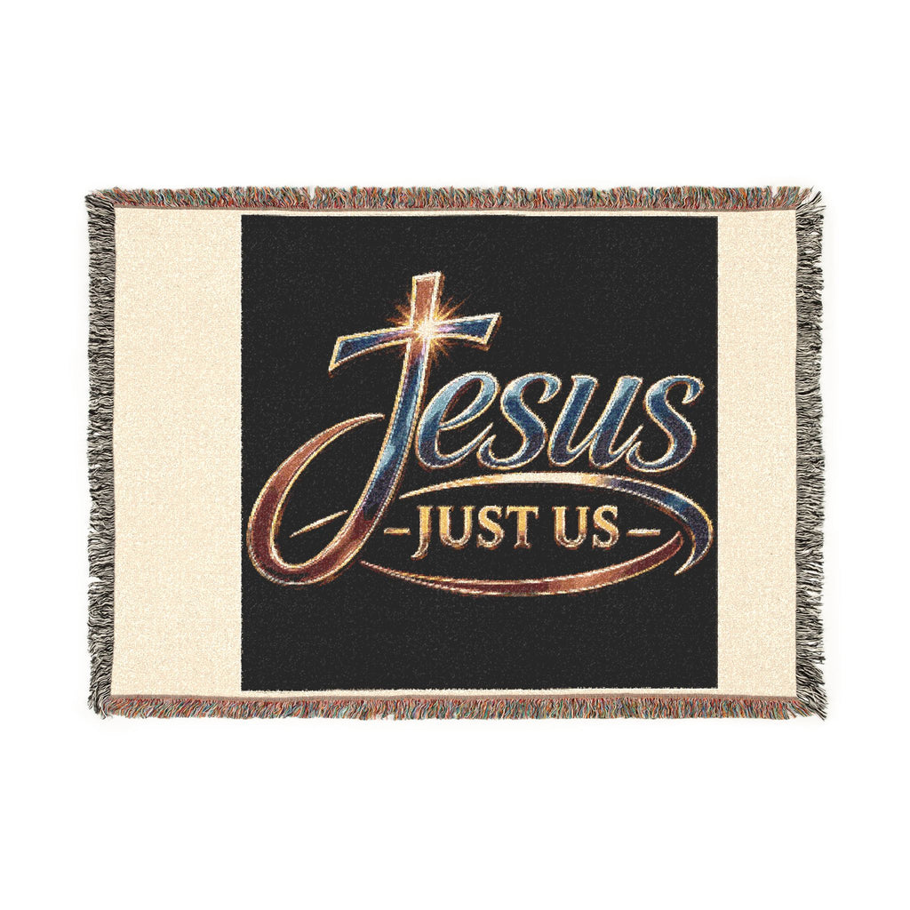 Jesus - Just Us Woven Blanket