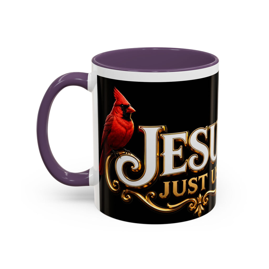 Jesus Trusts Us Coffee Mug — Bluebird Faith Accent Mug (11/15oz)