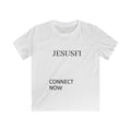 Kids Christian Tee — "JESUSFI Connect Now / Connected" Youth Faith Shirt