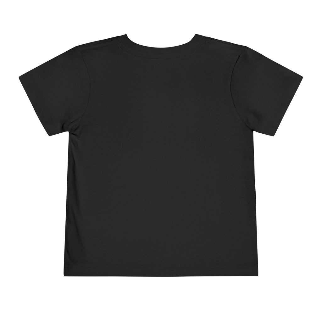 Toddler Tee — "Jesus Just Us" Connected Christian Graphic