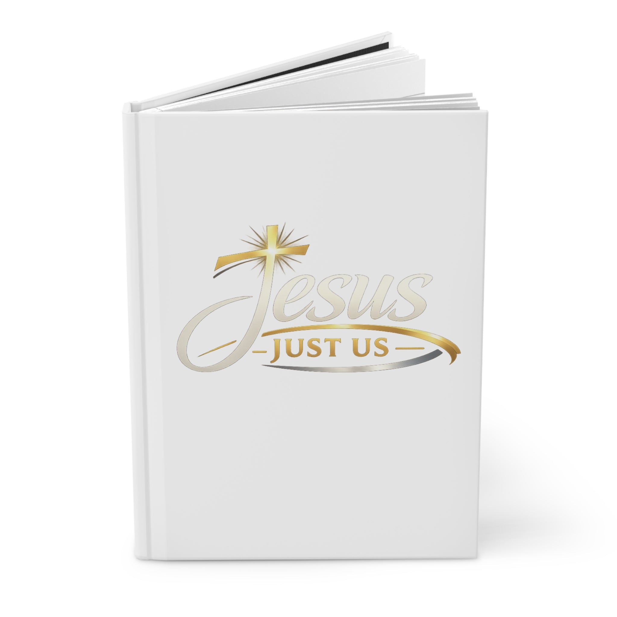 Hardcover Journal — "Jesus Love Makes the World Go Round" Inspirational Christian Notebook