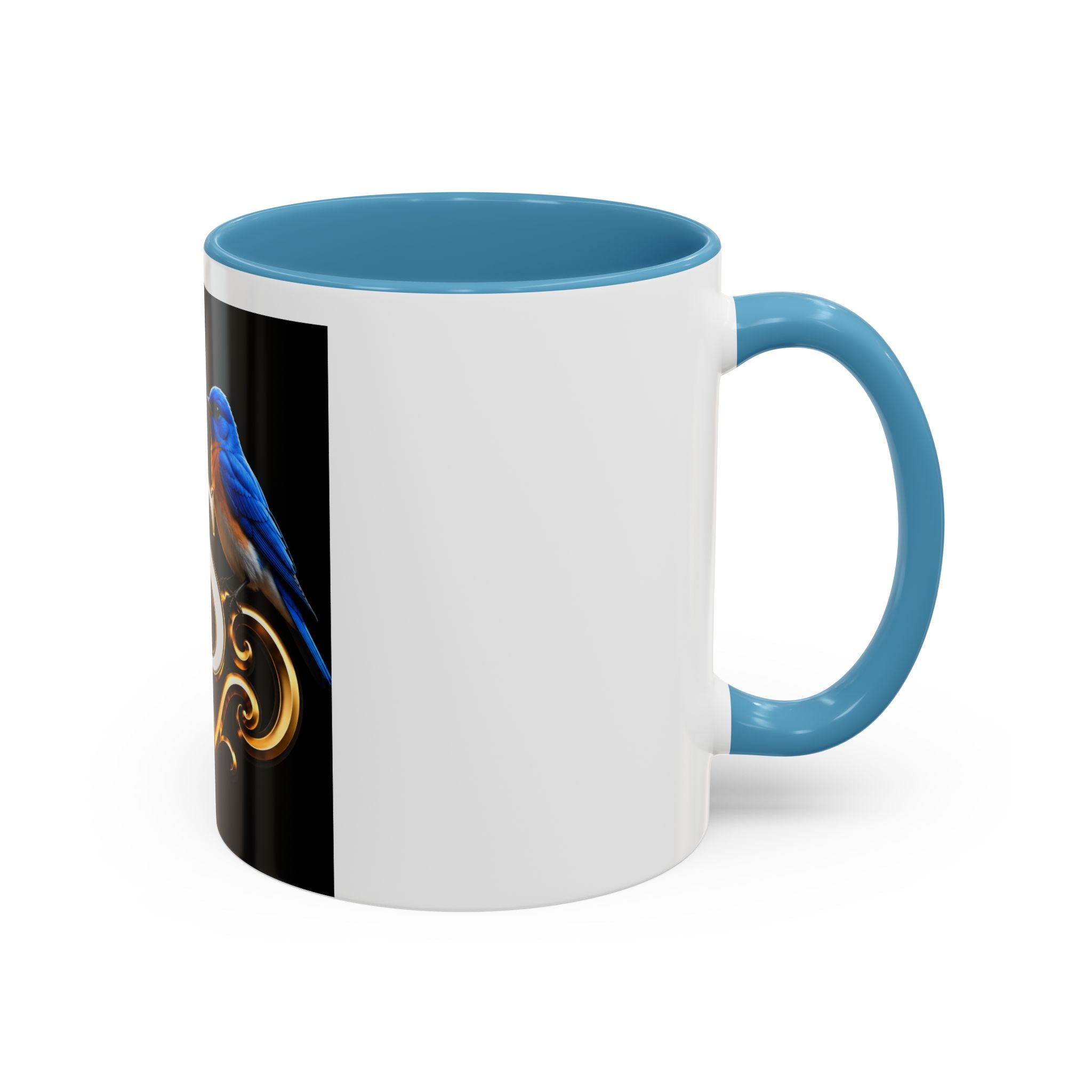 Jesus Trusts Us Coffee Mug — Bluebird Faith Accent Mug (11/15oz)