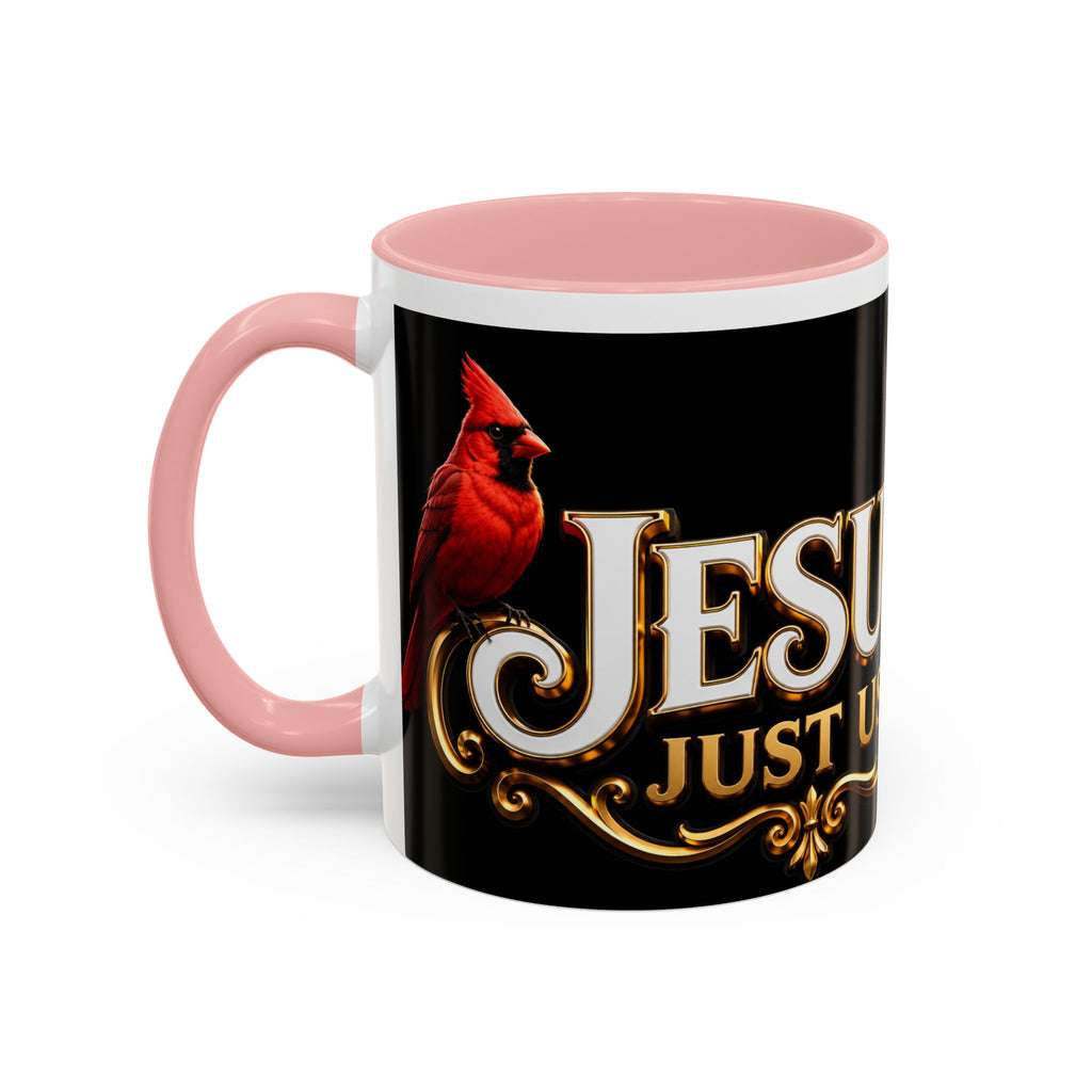 Jesus Trusts Us Coffee Mug — Bluebird Faith Accent Mug (11/15oz)