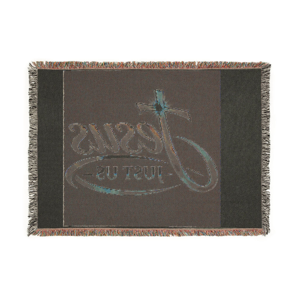 Jesus - Just Us Woven Blanket