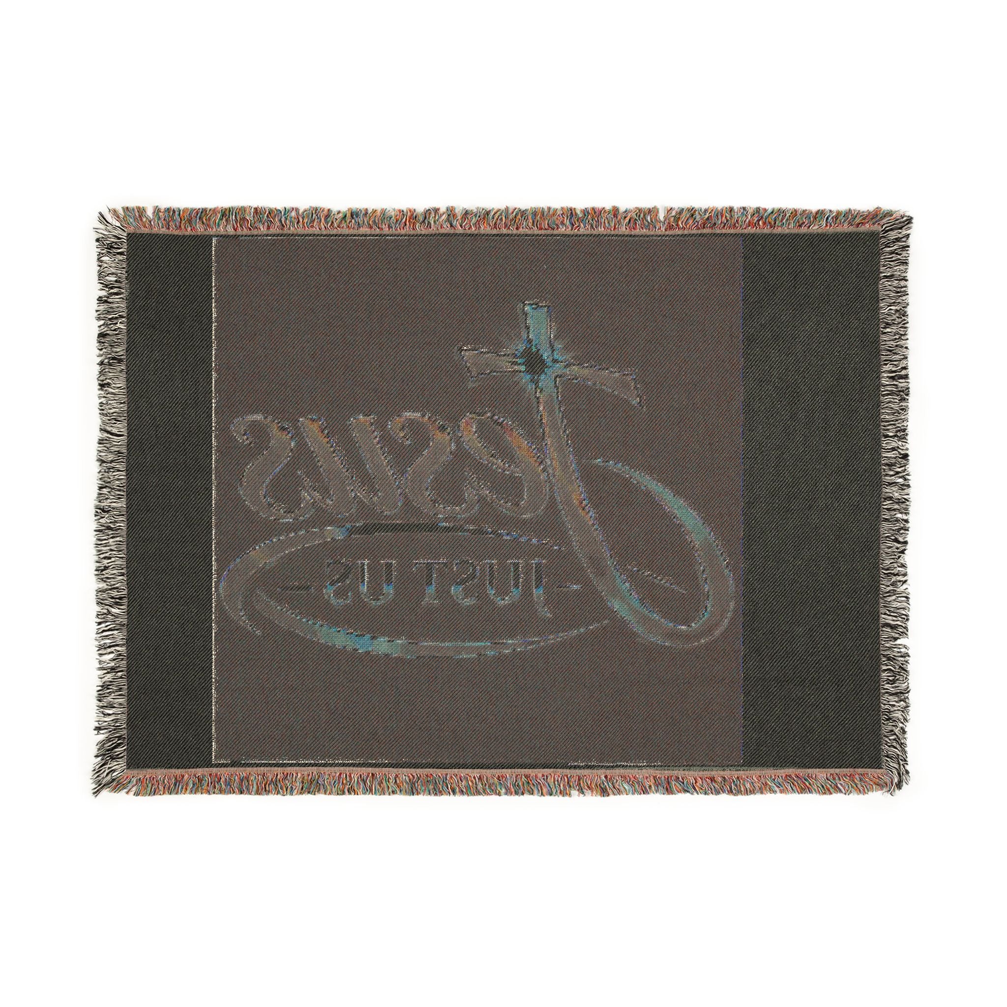 Jesus - Just Us Woven Blanket