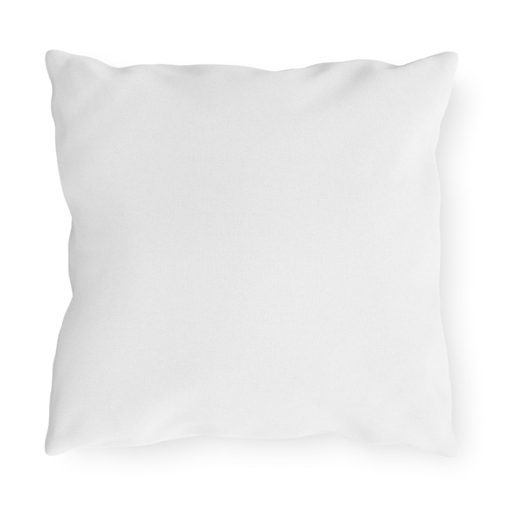 Jesus Just Us Outdoor Pillow — Faith-Inspired Garden Accent