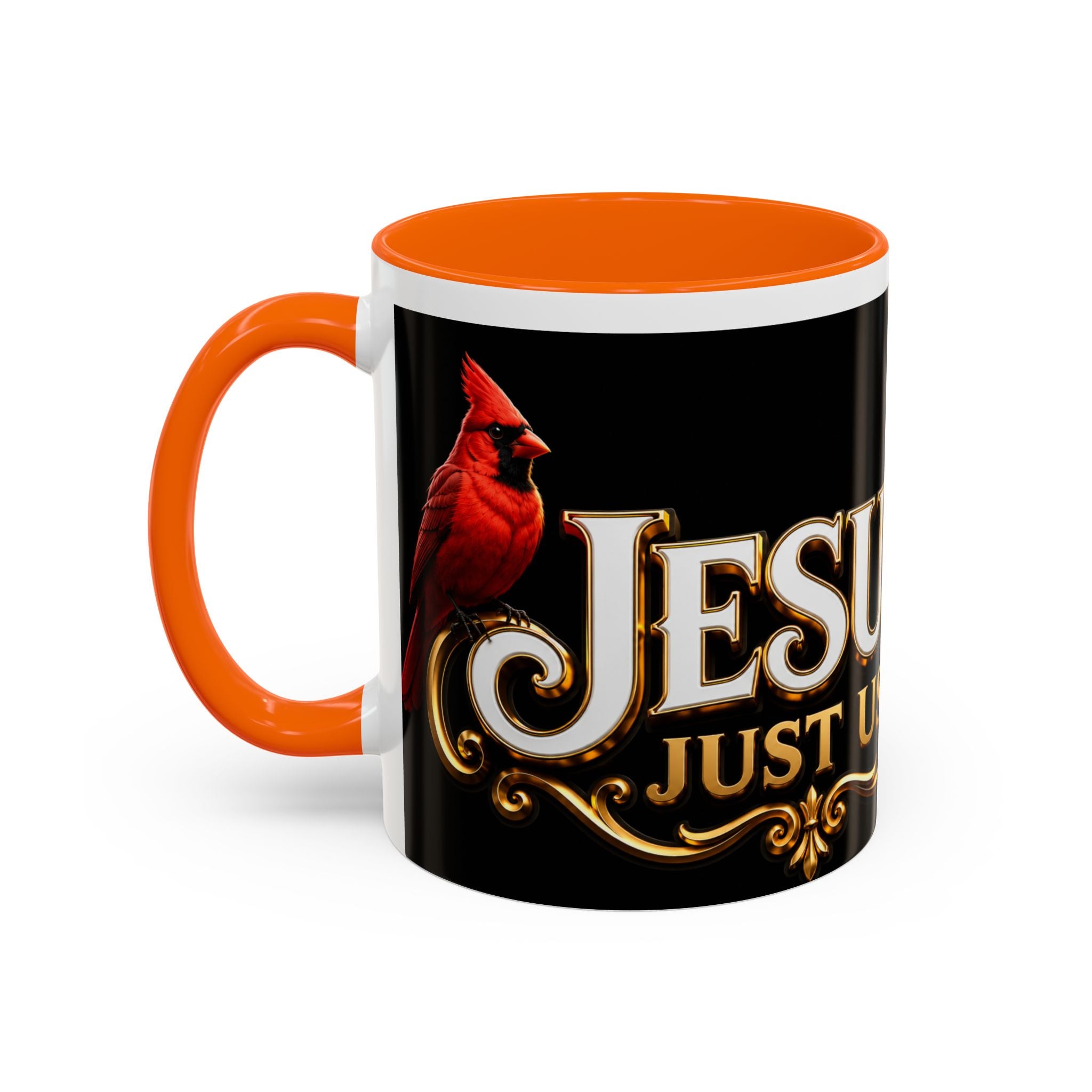 Jesus Trusts Us Coffee Mug — Bluebird Faith Accent Mug (11/15oz)