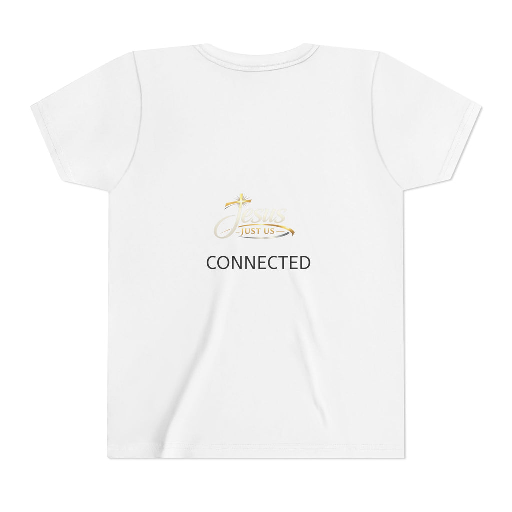 Youth Tee — JESUSFI “Connect Now / Connected” Faith Graphic