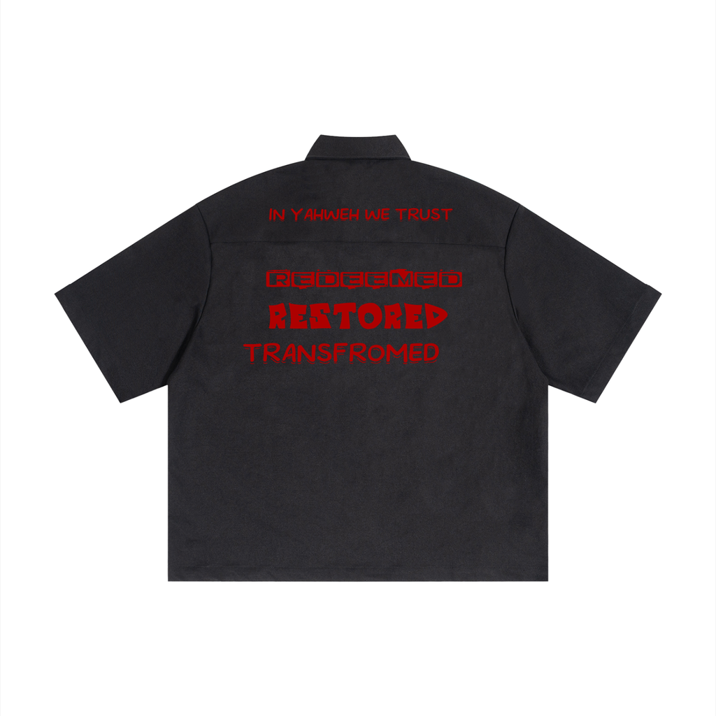 Unisex Boxy Heavyweight Short Sleeve Shirt