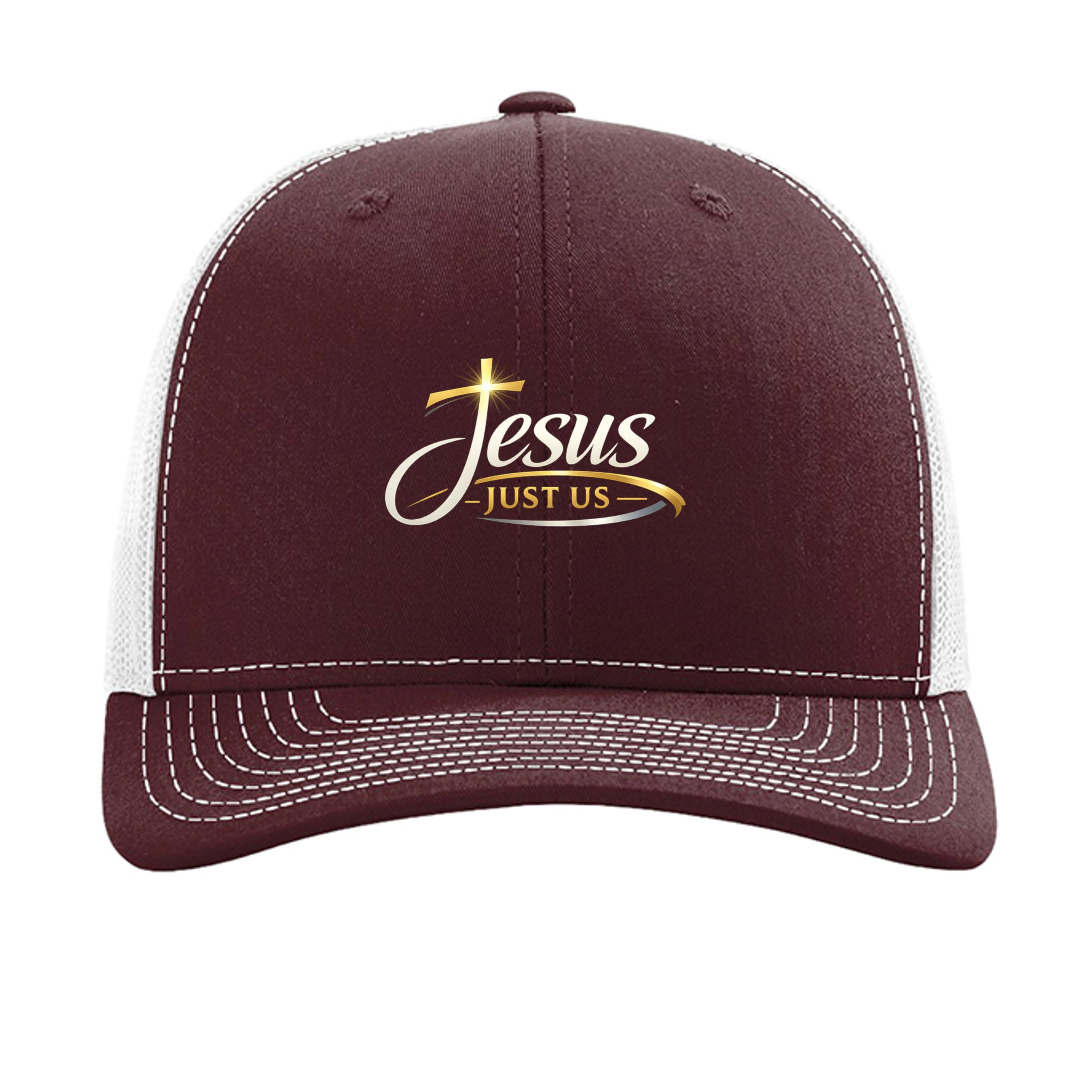 Maroon/ White - 112 - FRONT